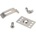 10Pcs 304 Stainless Steel Heavy Duty Sink Clips Kit, Kitchen Bathroom Epoxy Undermount Sinks