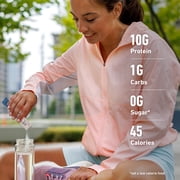 Isopure Clear Protein Powder with Electrolytes, Unsweetened Stick Pack, 6 Count