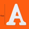 thumbnail image 4 of Naierhg Wooden Letter Hollow Polished European Style Free Standing White Wood Letter Party Supplies, 4 of 8