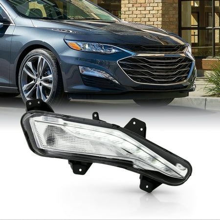 AKKON - Fits 2019-2024 Chevy Malibu Sedan LED DRL Model Bumper Turn Signal Lamp Fog Light Passenger Right Side Replacement