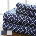 thumbnail image 2 of Simply Soft Geometric Patterned 4 Piece Bed Sheet Set, 2 of 5