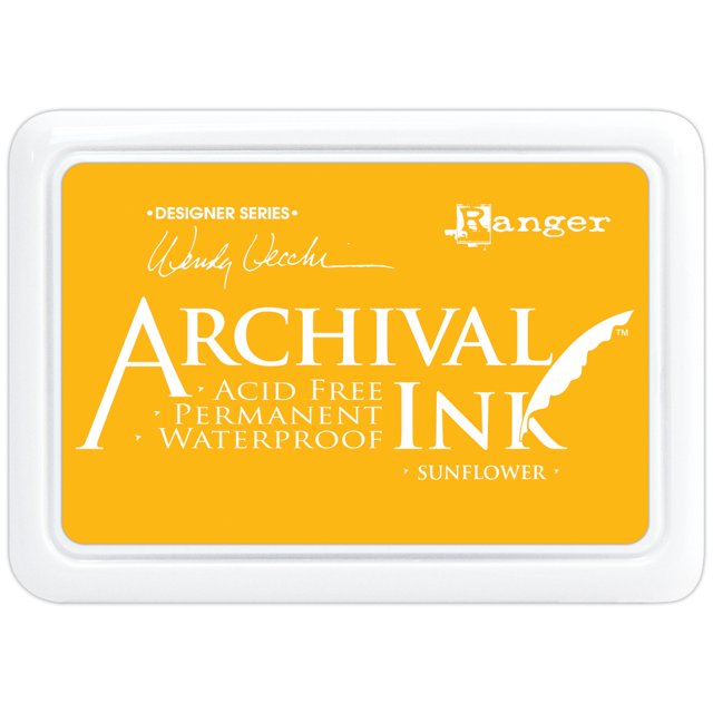 Wendy Vecchi Designer Series Archival Ink Pad-Sunflower