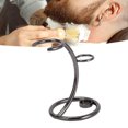 thumbnail image 4 of Soporte De Afeitado, Herramienta De Aseo Soporte De Brocha De Afeitar De Barba De Metal Para Barbería, 4 of 7