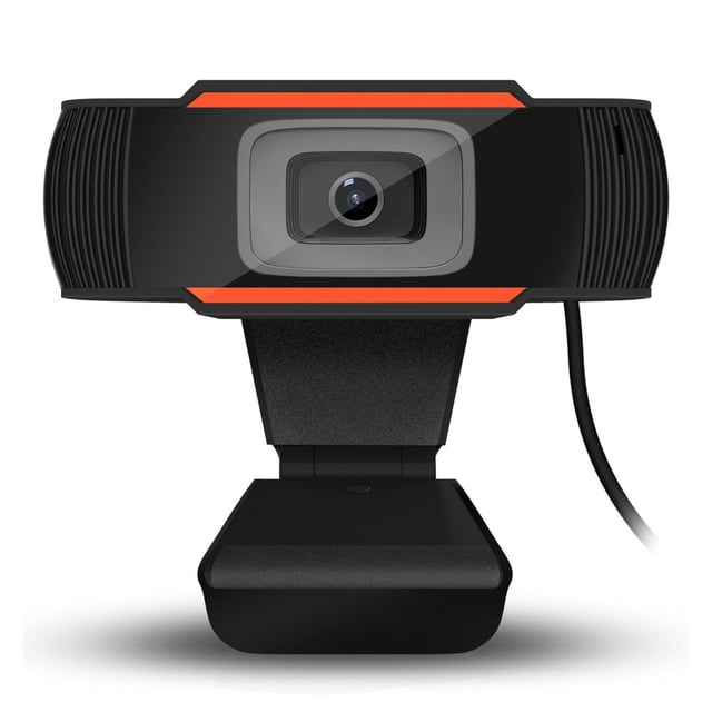 Caméra Web 720P Ordinateur Caméra USB avec microphone, Adaptée pour Enseignement en Direct Appels Vidéo, Conférences, Jeux