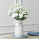 thumbnail image 1 of pstuiky Arreglo floral artificial de eustoma para decoración del hogar, sala de estar, accesorios para fotografía de bodas, 1 of 6