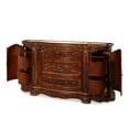 thumbnail image 3 of Michael Amini Cortina Wood Dresser in Honey Walnut, 3 of 11