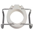 thumbnail image 3 of Drive Medical Premium Plastic Raised Toilet Seat with Arms, White,  3.5" Height, for Standard Non-Elongated Toilets, weight up to 300 lbs, 3 of 3