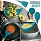 thumbnail image 4 of Juego de utensilios de cocina coloridos de 12 piezas Juego de utensilios de cocina de silicona con soporte Herramientas de cocina resistentes al calor Turner para cocinar Antiarañazos Antiad, 4 of 5