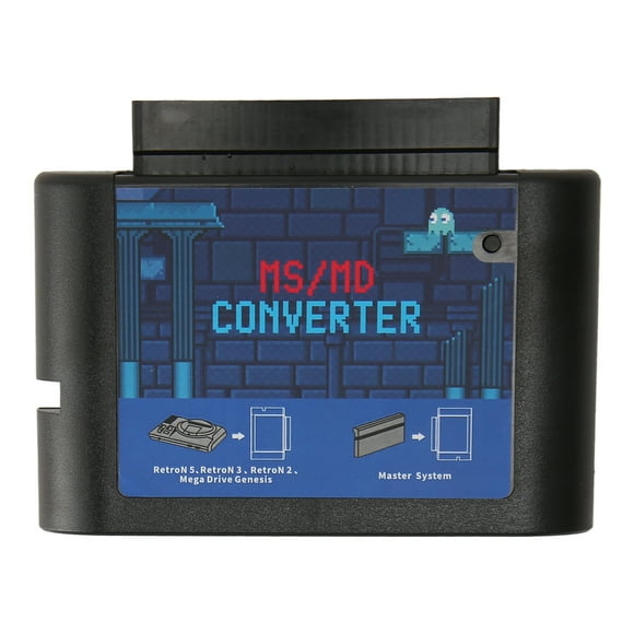 ZOUSSIQI Game Burner Card Professional for Master System MS to for Mega Drive MD Retro Video Game Card Converter EL225#69837