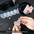 thumbnail image 2 of YIEMEEN 30/60x Acrylic Keychain Blanks Heart Shaped Pendant for DIY Keychain Craft, 2 of 10