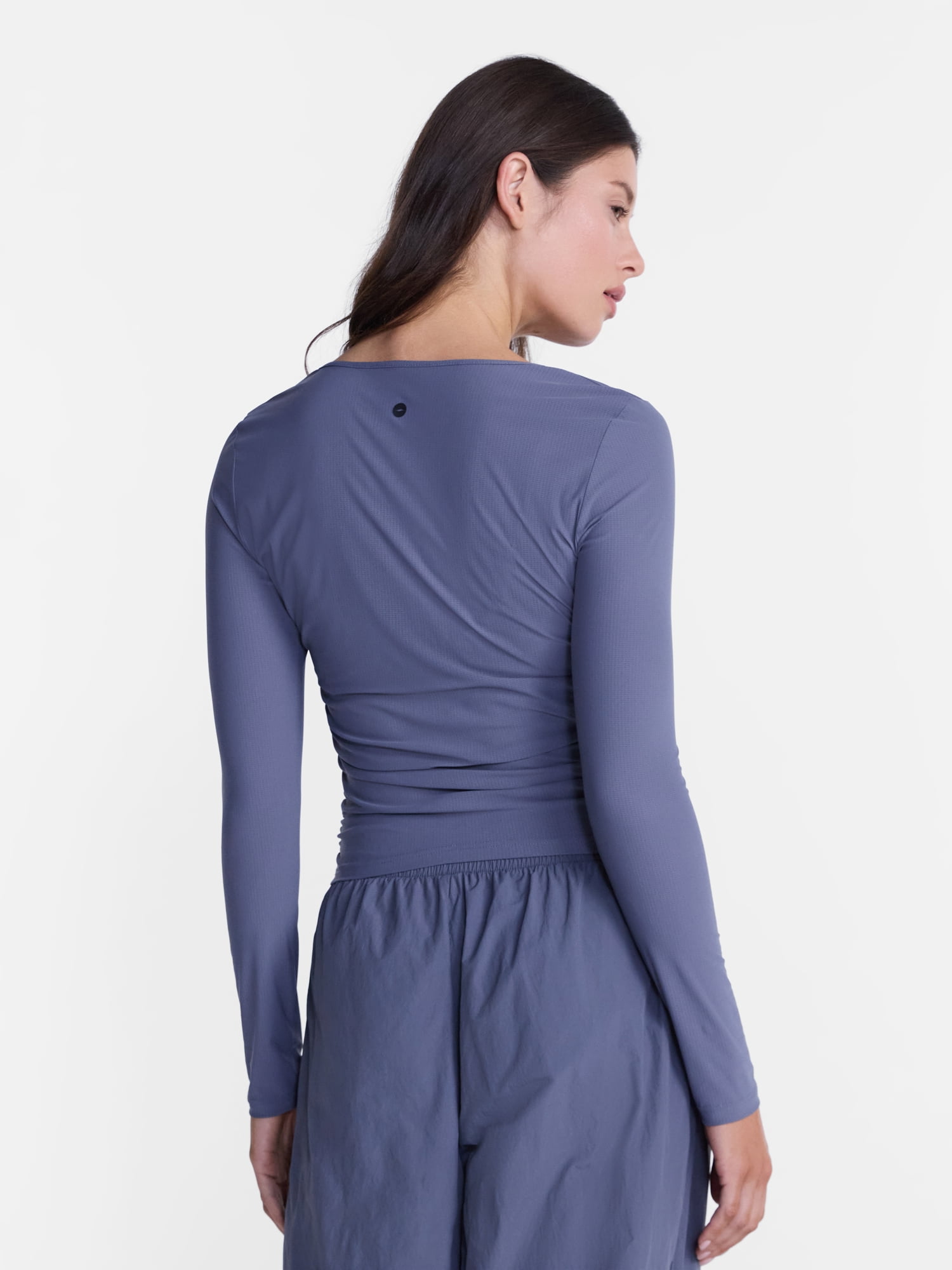 Avia Women’s Side Cinch Ruched Top, Sizes XS-XXXL