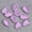 4# Jelly Pink (Violet), variant on 10pcs 14x8mm Teardrop Lampwork Crystal Glass Top Drilled Pendants Loose Beads-Clear Peach
