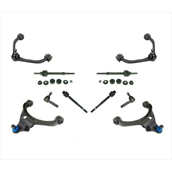 Upper Lower Control Arm Ball Joint Bushing Tie Rods Links For Dodge Dakota 05-11