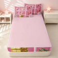thumbnail image 2 of Erosebridal Pink Cowgirl Zipper Twin Comforter Sets with Fitted Sheet and 2 Pillowcases for Girls, Horse Cow Skull Plaid Zipper Bedding Set, Pink Reversible, 2 of 4