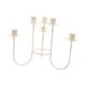 thumbnail image 1 of Canabro Canabro de Metal Elegante Soporte para Velas Canabro para Mesa de Boda Decoración hogar Regalo de inauguración Blanco desgastado L, 1 of 9