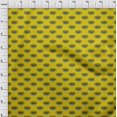 thumbnail image 3 of oneOone Viscose Jersey Fabric Lotus Block Print Fabric BTY 60 Inch Wide, 3 of 5