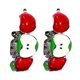 thumbnail image 3 of Pendientes Pendientes de botón Adorno navideño Pendientes de aleación únicos Accesorios de joyería para bailes de graduación Citas Uso , 1 Cm X 2.5 1 cm x 25 cm, 3 of 8