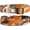 Camo Orange, variant on Cute Dog Collar, Summer Watermelon Print Reflective Padded Collar with Soft Neoprene, Adjustable Lightweight Pet Collar for Small Dogs, Puppies,Neck Size 9’’-14’’ (Watermelon, S)