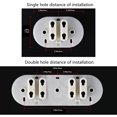 thumbnail image 4 of Soap Dispenser Wall Mounted Manual Soap Pump Bathroom Dispenser, 4 of 4