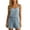 Blue, variant on QINGFSAP Womens Pajamas Built in Shelf Bra Spaghetti Strap Cami Top and Shorts Silky Smooth Pajama Set