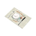 thumbnail image 3 of MKHERT Retro Bicycle with Inspirational Quote in Newspaper Placemats Table Mats for Dining Room Kitchen Table Decoration 12x18 inch,Set of 6, 3 of 4