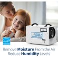 thumbnail image 3 of ALORAIR Basement/Crawl Space Dehumidifiers Removal 120 PPD (Saturation), 55 Pint Commercial Dehumidifier, Auto Defrosting, cETL, Optional Remote Monitoring, 3 of 8