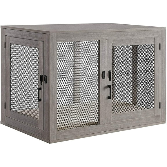 Penn-Plax Modern Sophisticated Dog Crate Use as End Table or Night Stand
