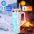 thumbnail image 4 of 40oz Valentine''s Day Tumbler with Handle Straw and Lid Love Heart Travel Coffee Tumbler Cup for Women Girlfriend Besties Wife Lover Spouse Gifts, 4 of 6