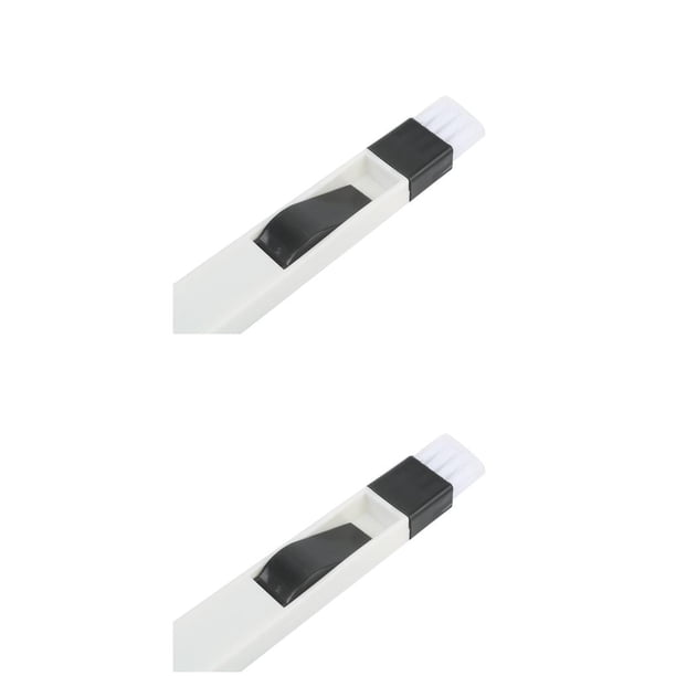 Herramienta de limpieza de ranuras Bearachild 2 cepillos plegables de mano 2piezas