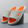 thumbnail image 4 of Zapatillas Massaje de acupresión de baño para hombres para al aire libre (42-43) gris, 4 of 8