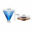 thumbnail image 2 of ACDANC 2026 New Glass Pour Over Coffee Maker with Reusable Filter and Wood Base for Hand Brewed Drip Coffee at Home,Office,Or Travel for Kitchen, Café, Desk, Camping, 2 of 7