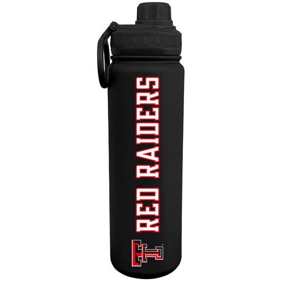 Black Texas Tech Red Raiders 24oz. Stainless Sport Bottle