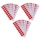 thumbnail image 1 of 2700pcs Paster autoadhesivo de la blanco, parches de las etiquetas engomadas de la salpicadura rojo Macarena Papel de tiro, 1 of 8