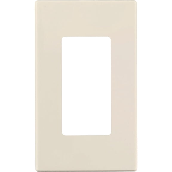 Leviton R78-80301-00T Light Almond Decora Plus Screwless Snap-on Wall Plate