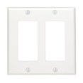 thumbnail image 1 of Decora 2-Gang Wallplate, in White, 1 of 1