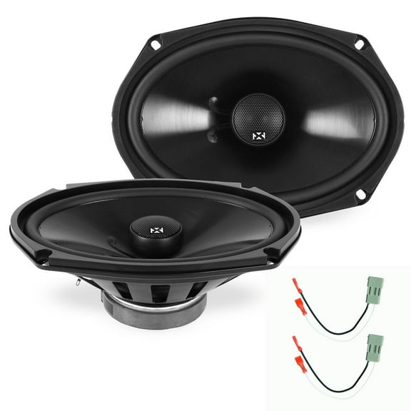 NVX Rear Deck Speaker Replacement Package for 1997-2001 Honda Prelude 6x9" Coaxial Car Speakers