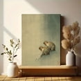 thumbnail image 6 of Japanese Monkeys And Butterfly Canvas Print，Animal Wall Decor for Living Room Bedroom Office, 6 of 8