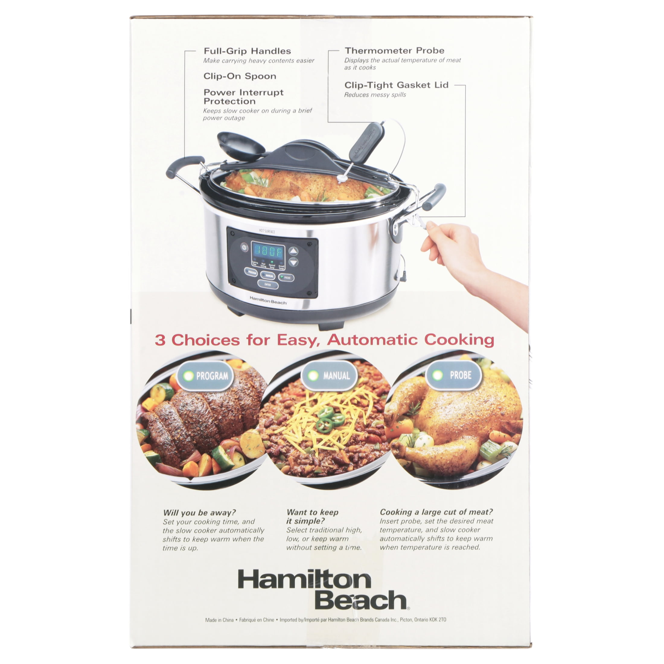  Hamilton Beach (33967A) Slow Cooker With Temperature