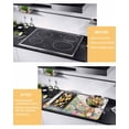 thumbnail image 2 of Large Induction Cooktop Protector Mat Easter Gnomes Stove Top Covers for Electric Stove, Spring Watercolor Bunny Tulip Flower Beige Decorative Stove Burner Cover Mats, Glass Top Stove Cover, 2 of 7