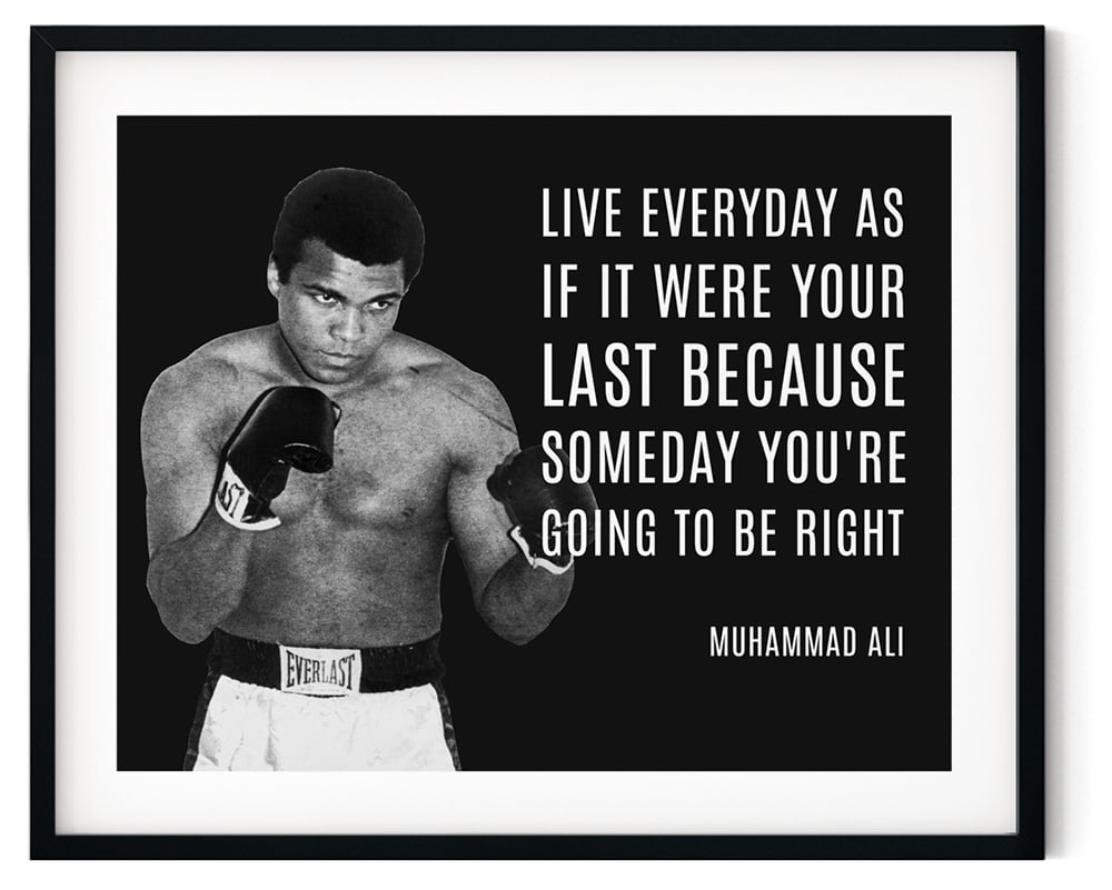 Muhammad Ali Canvas Art Live Everyday 11 X 14 Wall Art Print Unframed Walmart Com Walmart Com Muhammad Ali Canvas Art Live Everyday 11 X 14 Wall Art Print Unframed Walmart Com Walmart Com