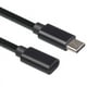 thumbnail image 1 of Cable alargador USB-C tipo C macho a hembra de 1,5 m, interfaz tipo C a conector jack, conector de cable extensor de carga USB-C, 1 of 6