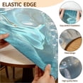 thumbnail image 2 of ARTSLION Elastic Tablecloth For Round Tables, Waterproof Tablecover For Up To 32"-36" Round Table, Dining Tablecover For Indoor And Outdoor, Holiday, Seastar, 2 of 7