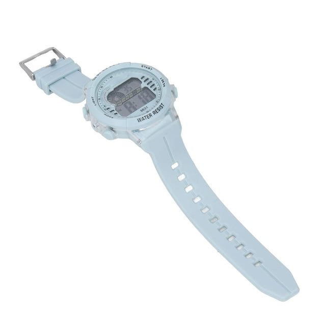 Reloj Kids, Reloj Digital Para Niños LED Colorido Retroiluminación De 50 M A Impermeable Azul Para Niños De 5 A 17 Años