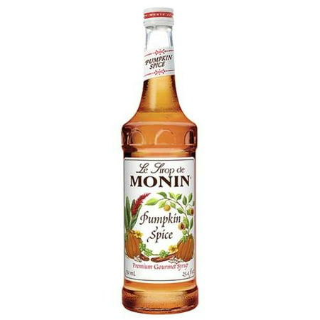 Monin - Monin Pumpkin Spice Flavored Syrup 25.4 fl oz 231007 3 PACK SD