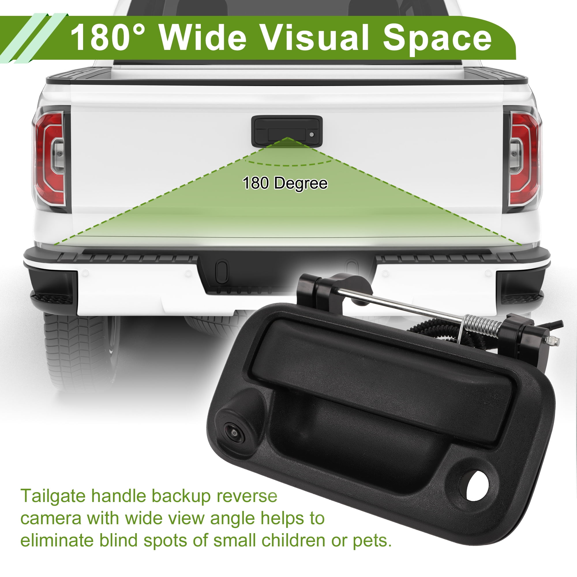 Unique Bargains Tailgate Handle Backup Camera for Ford F-250 F-350 F-450