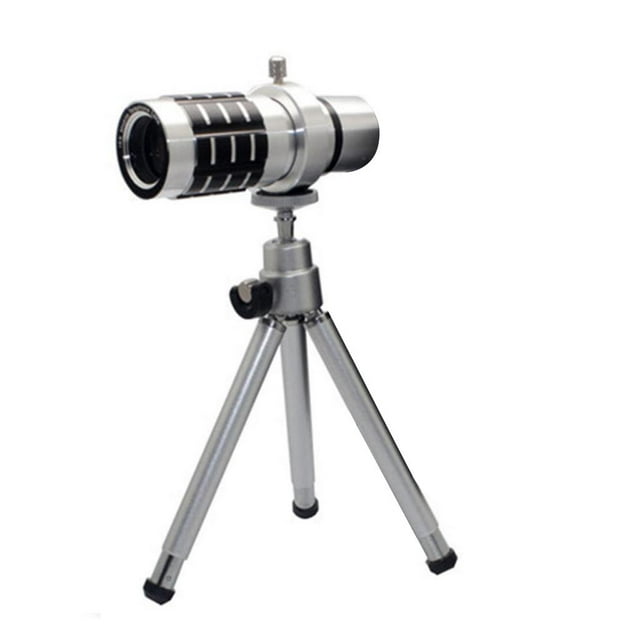 Generic 12X Optical Camera Lens Telephoto Mount Tripod & Phone for 6 Hugo Accesorio del teléfono