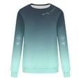 thumbnail image 4 of Aueoeo Halloween Gradient Color Pullover For Women Classic Long Sleeve Sweatshirts Crew Neck Festival Tee Lightweight Comfy Soft Tees, 4 of 4