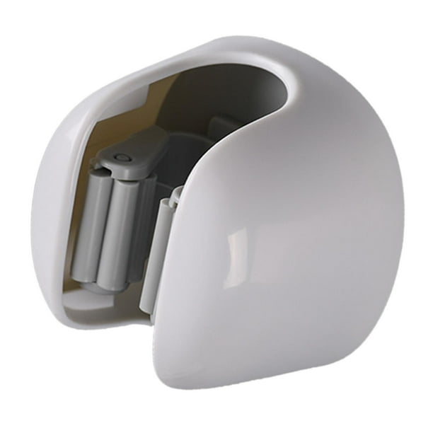 Soporte para escoba y , autoadhesivo para montaje en pared, colgador de resistente para baño, almacenamiento de cocina, clip para Gris perfecl Soporte para trapeador de escoba