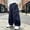 Navy, variant on Tranfacy Boys 5-15 Years Fall Pants Sports Sweatpants Cargo Style Elastic Waist Large Pockets Trousers