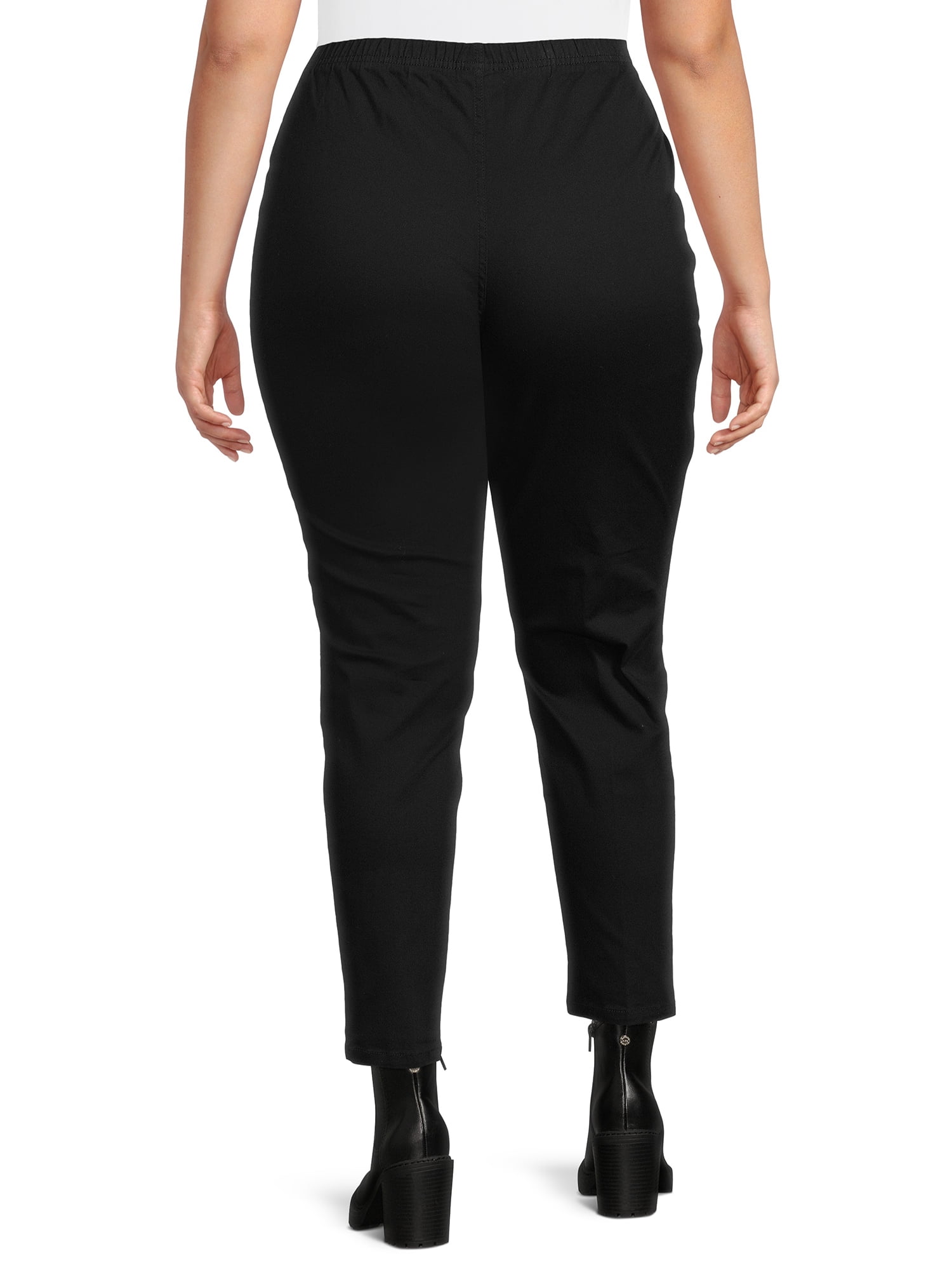JMS Just My Size by Hanes Women's Plus Size Pull-On Stretch Jeggings, Sizes 0X-4X, Regular and Petite